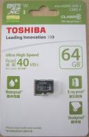 Thẻ nhớ microSD 64GB Toshiba UHS Class 10