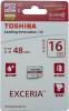 Thẻ nhớ microSD 16GB Toshiba Exceria 48MB/s - anh 1