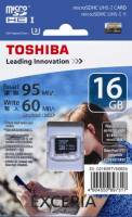 Thẻ nhớ microSD 16GB Class 10 Toshiba Exceria UHS 3