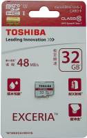 Thẻ nhớ microSD 32GB Toshiba Exceria 48MB/s